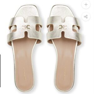 Brunomagli FINA SINGLE BAND SANDAL GOLD METALLIC